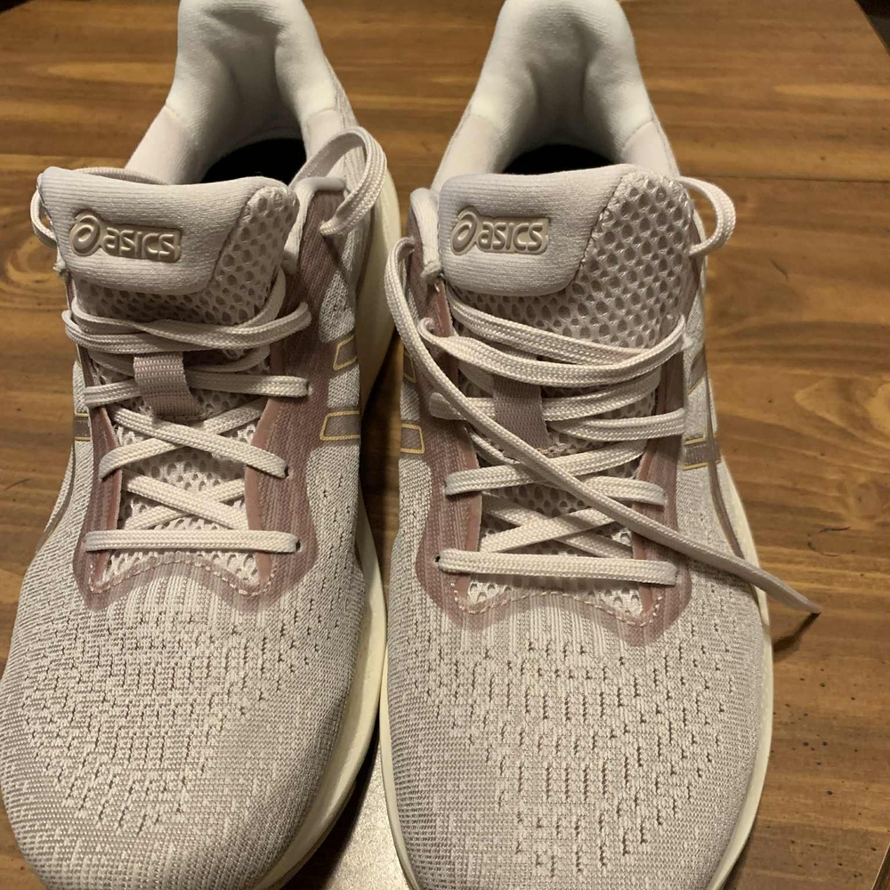 ASICS Women's Running Shoes - White and Cream